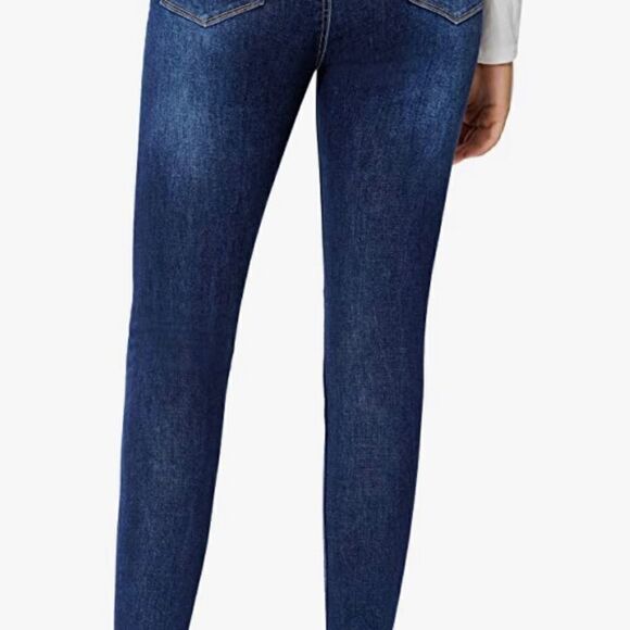 Ripped Skinny Jeans High Waist Distressed Stretchy - Picture 8 of 14